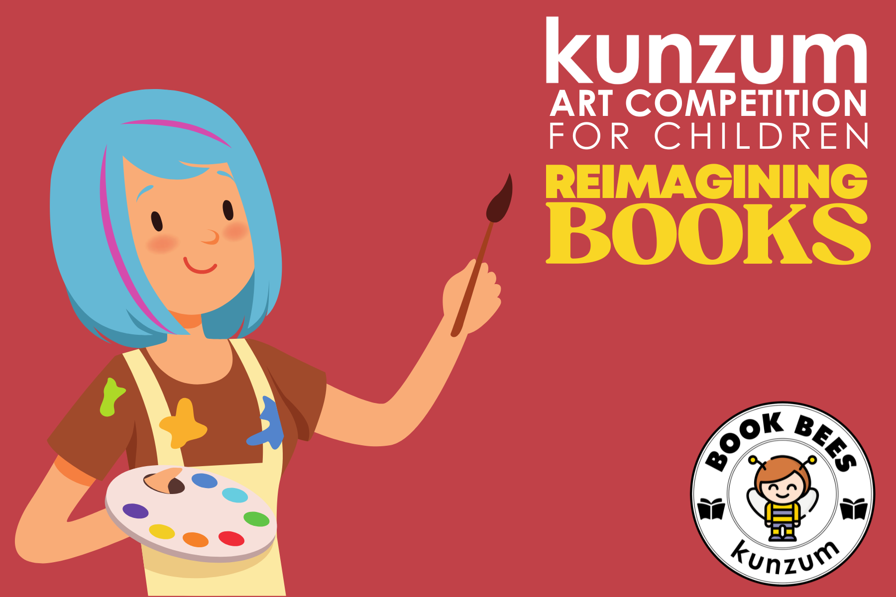 Kunzum Art Competition for Children: Reimagining Books