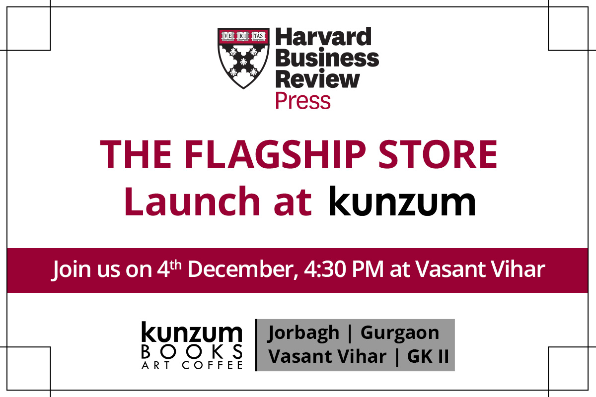 Flagship Store Launch: Kunzum is the Official Home of Harvard Business Review Press Books