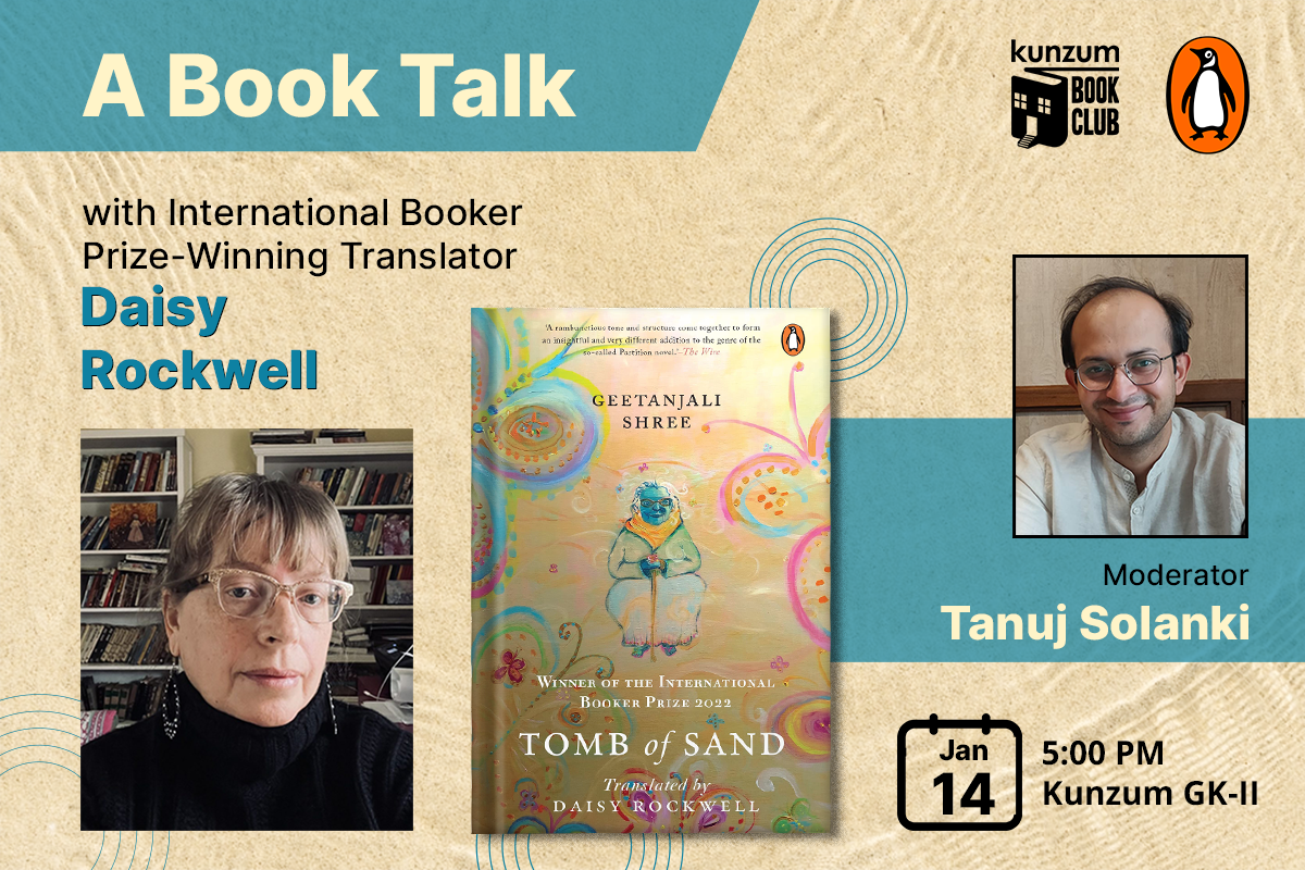 Tomb of Sand: Join Daisy Rockwell and Tanuj Solanki for a Book Talk on the 2022 International Booker Prize-winning Novel