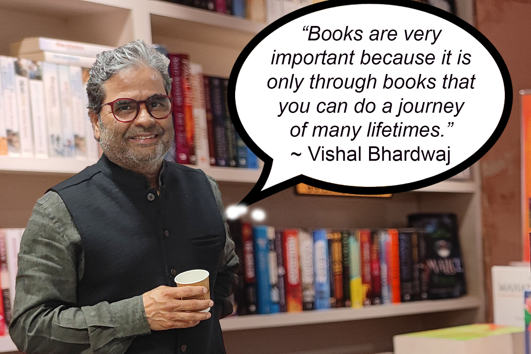 Interview: Books let us live many lifetimes, says Vishal Bhardwaj
