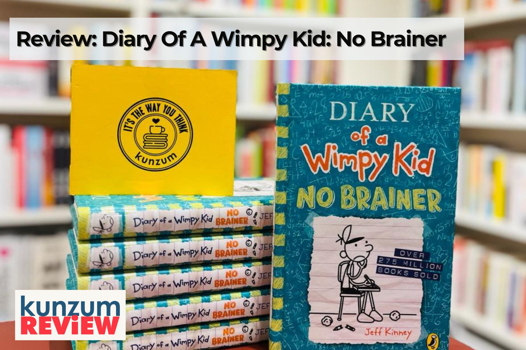 Book Review: The Diary Of A Wimpy Kid: No Brainer