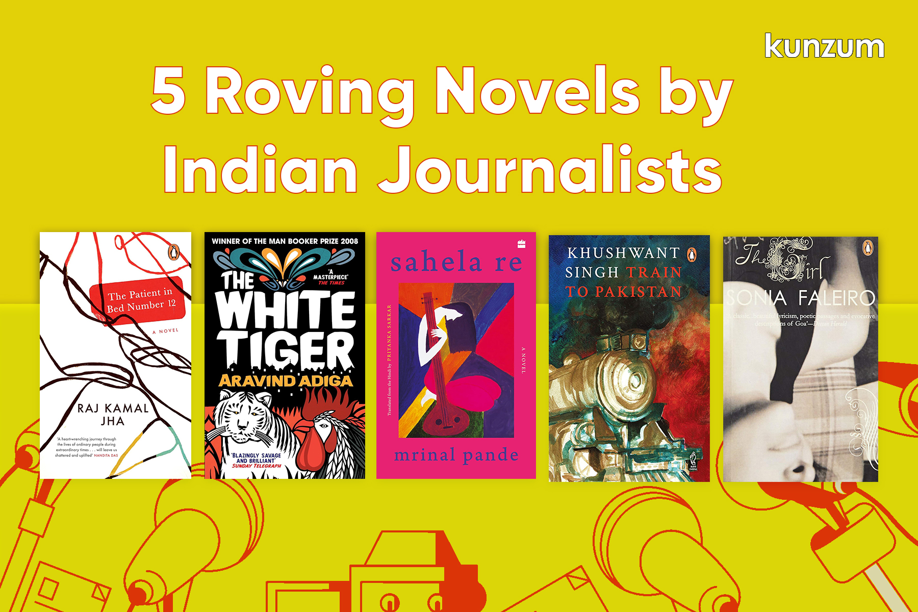 5 Roving Novels by Indian Journalists